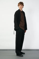 REIDAR Loose Fit Short Sleeve Shirt, Chocolate