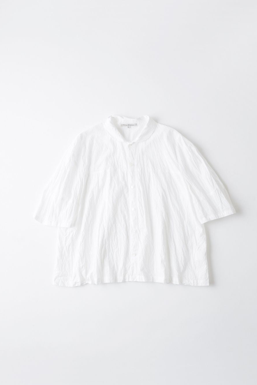Panama Stripe Shawl Collar Shirt