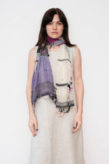 Print Shawl Middle Cotton 16