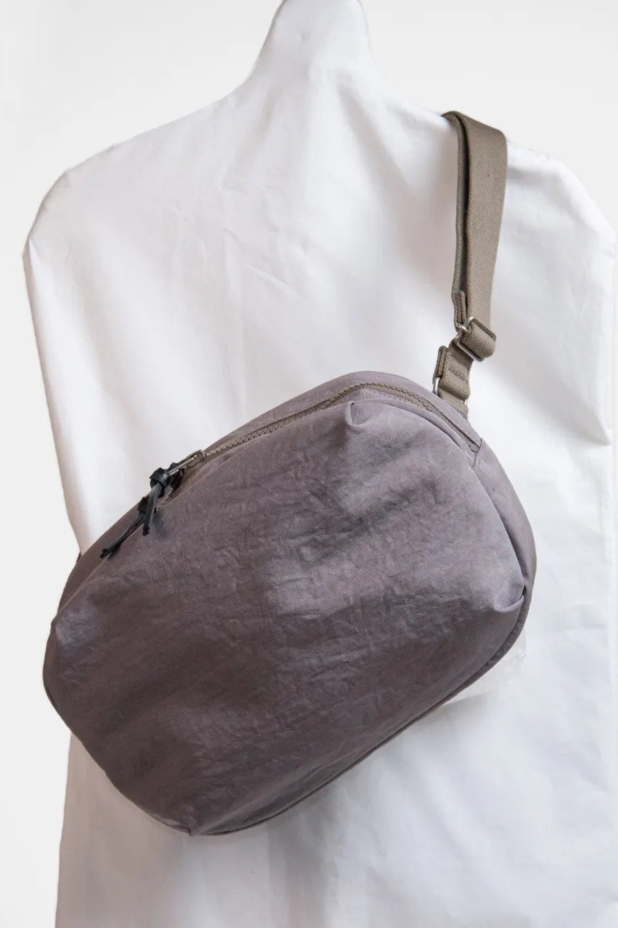 FUKUI SIWA Nylon Body Bag M Greige