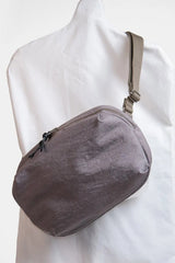 FUKUI SIWA Nylon Body Bag M Greige