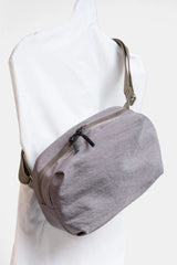 FUKUI SIWA Nylon Body Bag M Greige