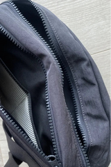 FUKUI SIWA Nylon Body Bag M Greige