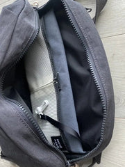 FUKUI SIWA Nylon Body Bag M Greige