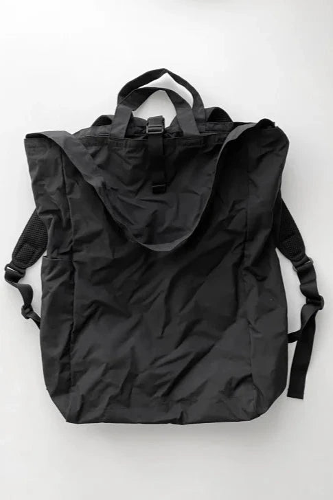 Pocketable 3 Way Backpack Black