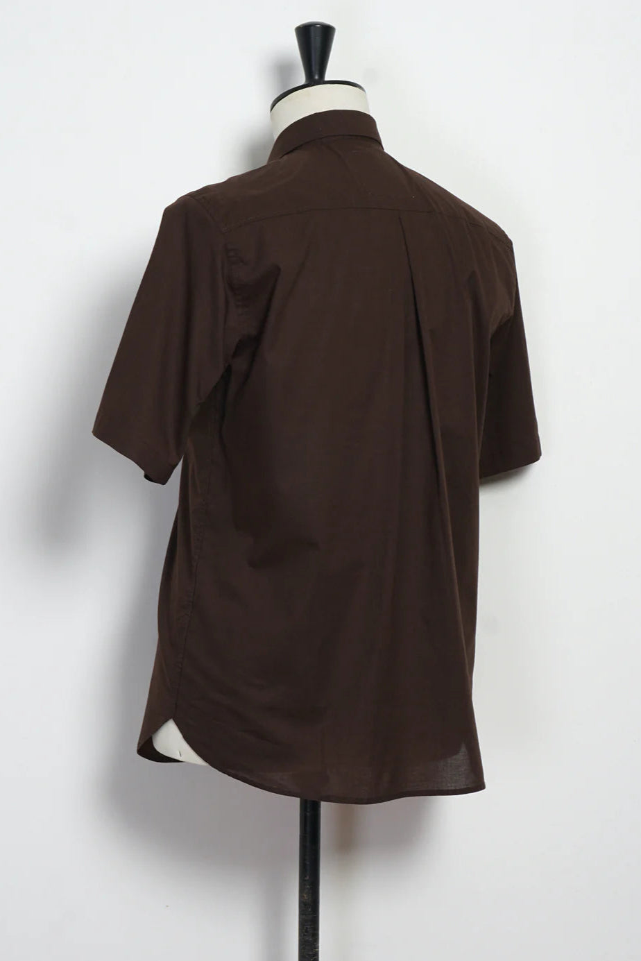 REIDAR Loose Fit Short Sleeve Shirt, Chocolate