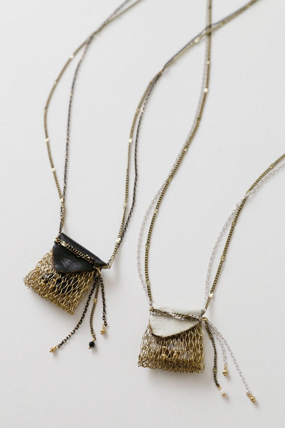 Mesh Pouch Necklace