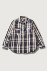St. Louis Cotton Flannel Plaid Shirt Gray