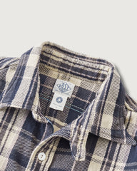 St. Louis Cotton Flannel Plaid Shirt Gray
