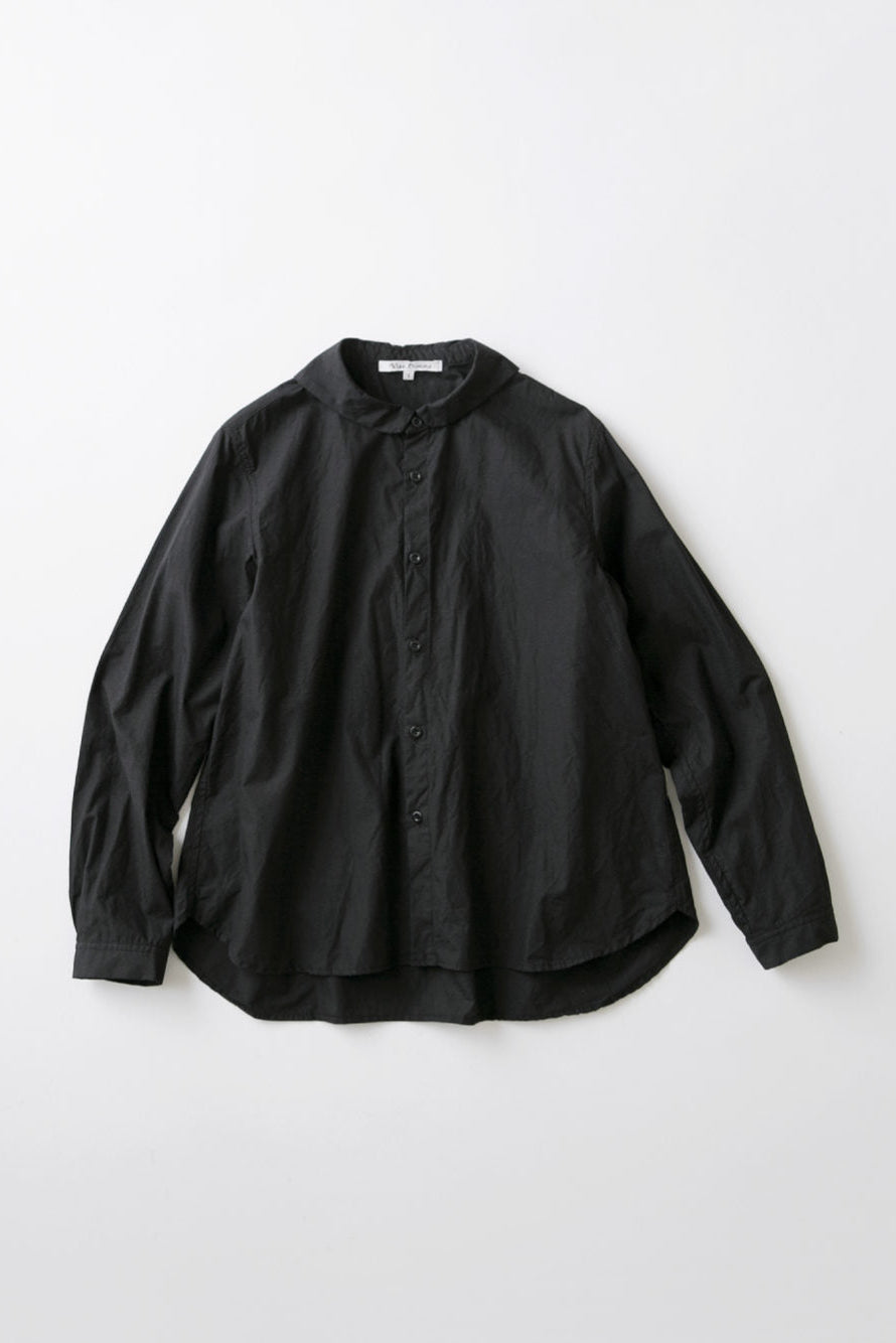 Mini Sailor Collar Shirt Black