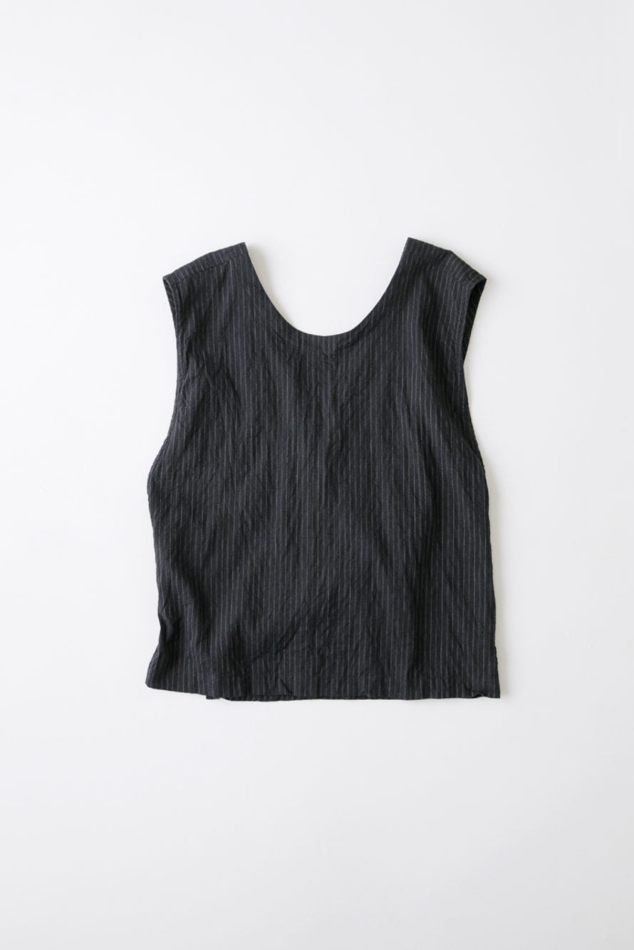 Vintage Stripes Wrap-Back Vest