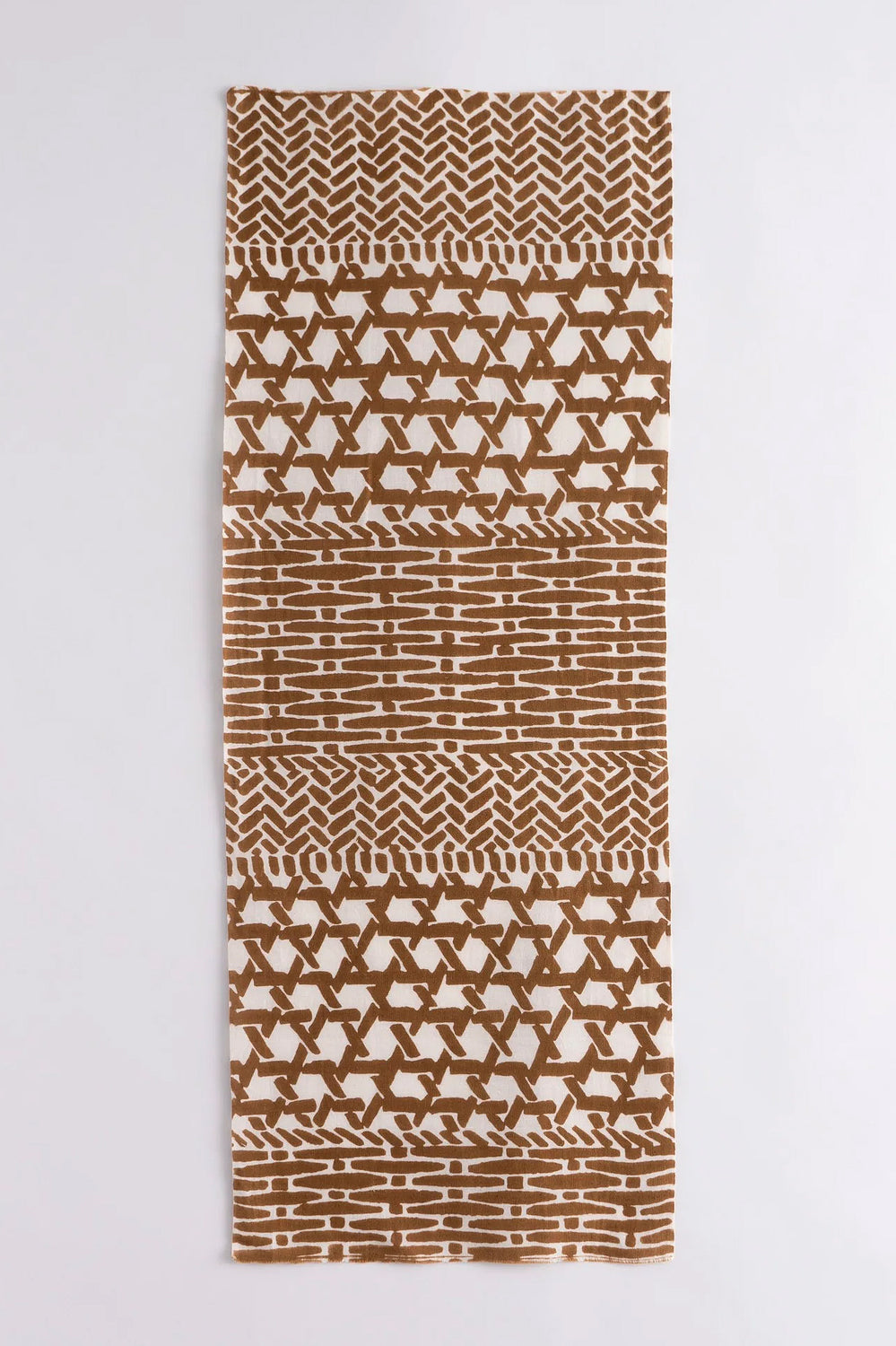 KAGOME AWASE - Basket Golden Brown Tenugui