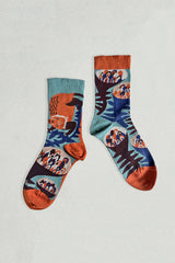 Cotton Blend Socks "Bush Dog"