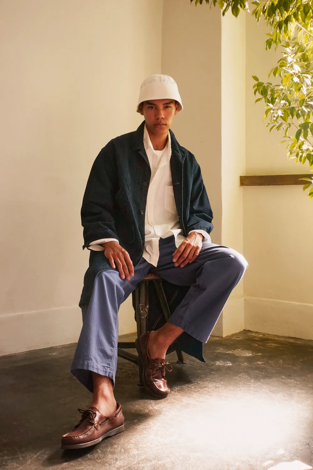 California Pegtop Pants Blue