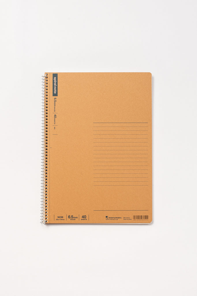Spiral Notebook - Basic Line 6.5mm (B5)