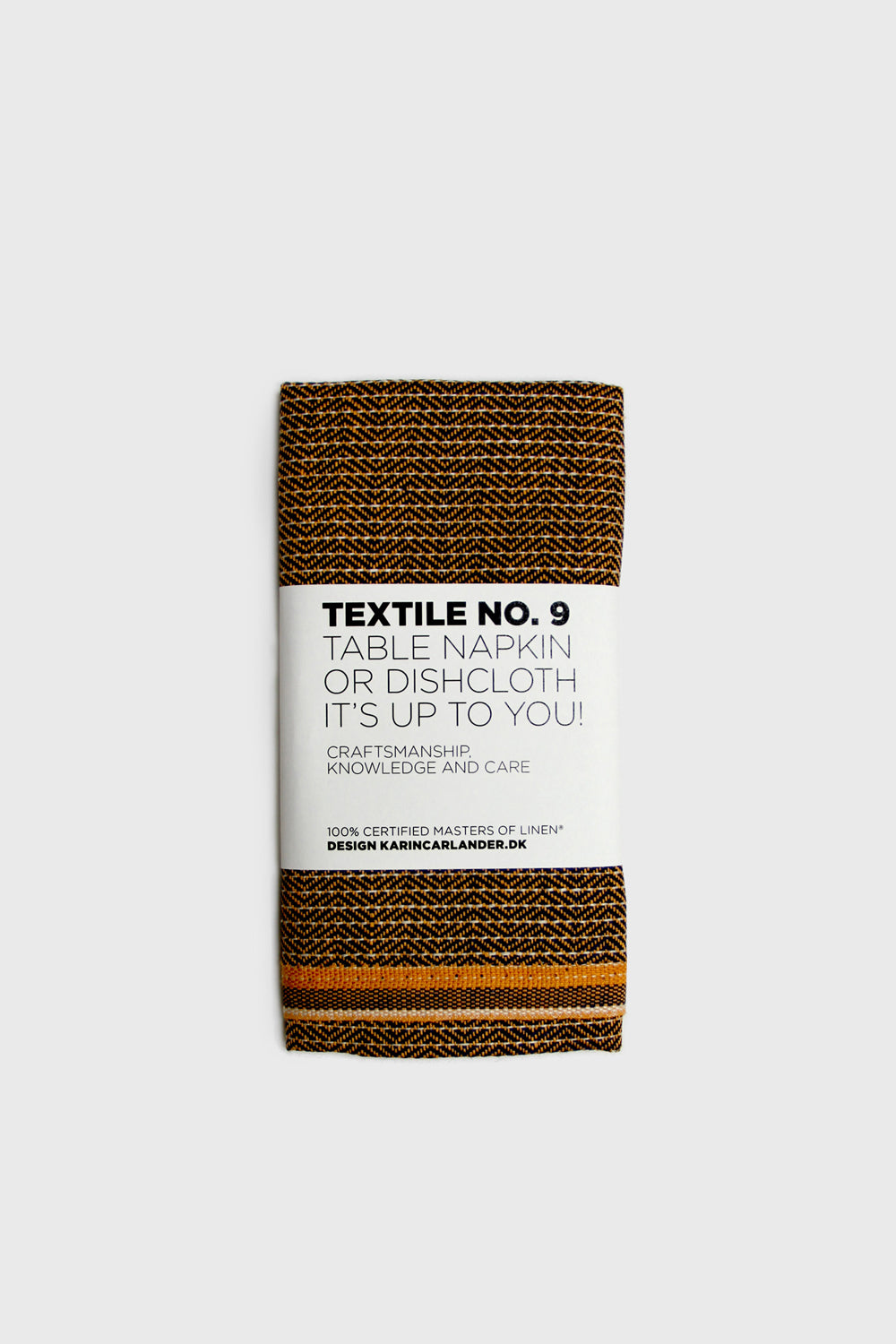 Dishcloth, Textile No. 9 - Zigzag Sienna