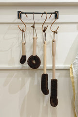 Scrub Brush with Beech Handle-For Skillet
