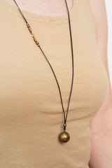 Tamayura Necklace Brass, C