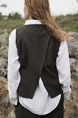 Envelope Top Brown Check