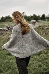 Mohair Tweed Poncho
