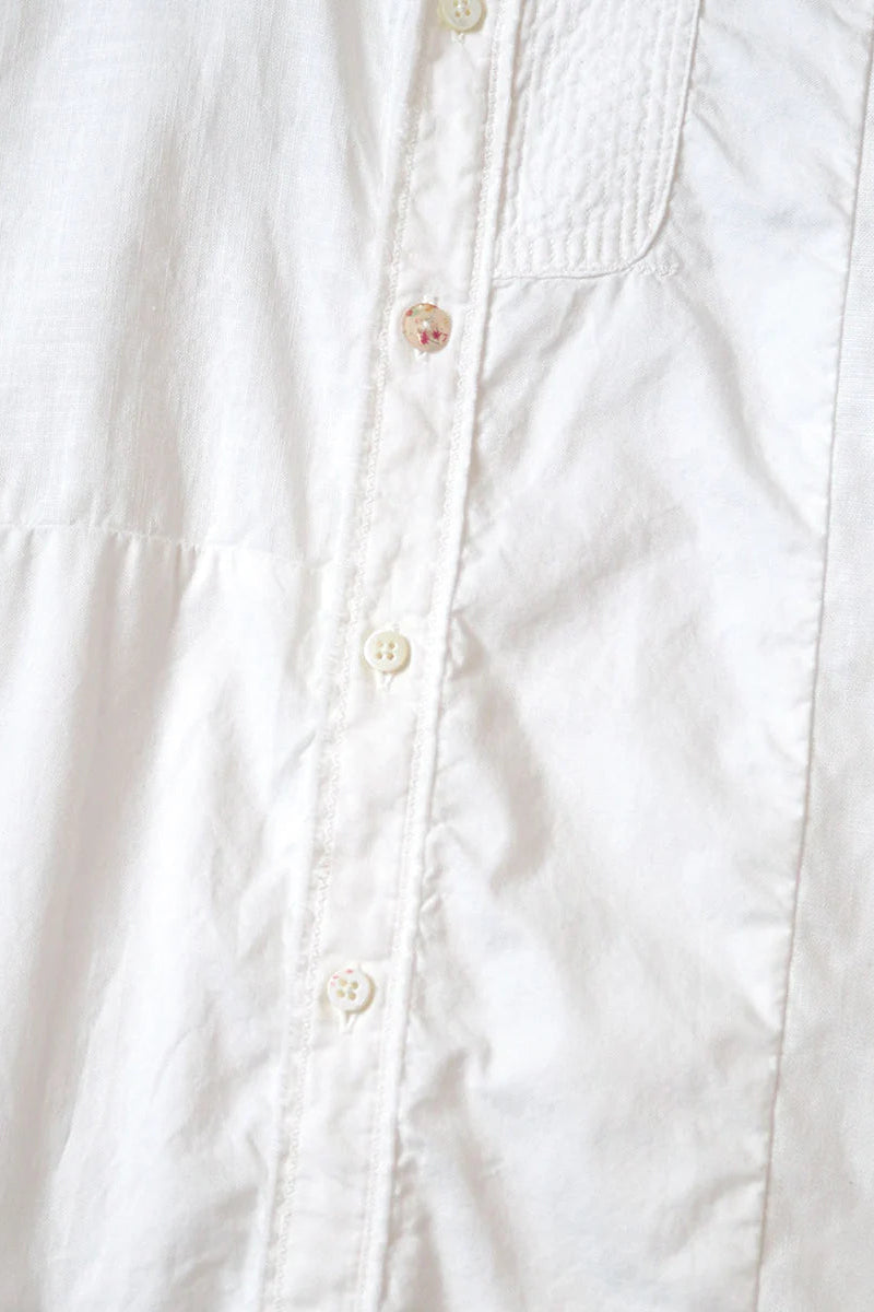 Cotton x Linen Patchwork KATMANDU Shirt