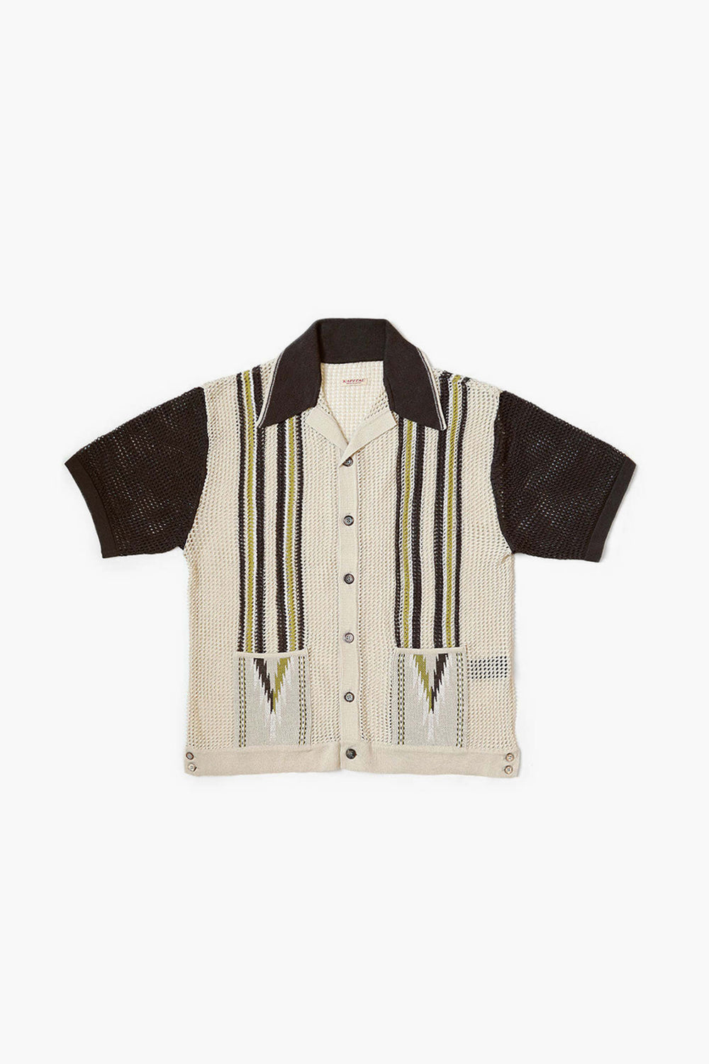 12G Mesh Knit TENNESSEE Cuba Polo, Beige