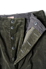 7W Corduroy High Waisted NIME Pants Gray