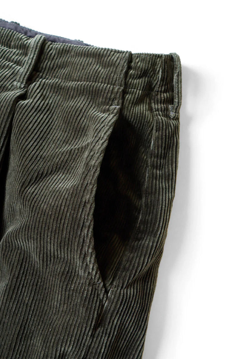 7W Corduroy High Waisted NIME Pants Gray