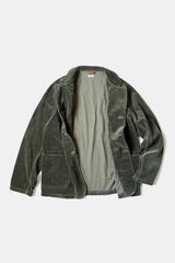 7W Corduroy Hospital Jacket Gray