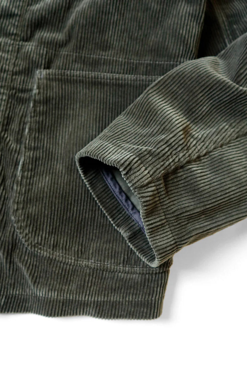 7W Corduroy Hospital Jacket Gray