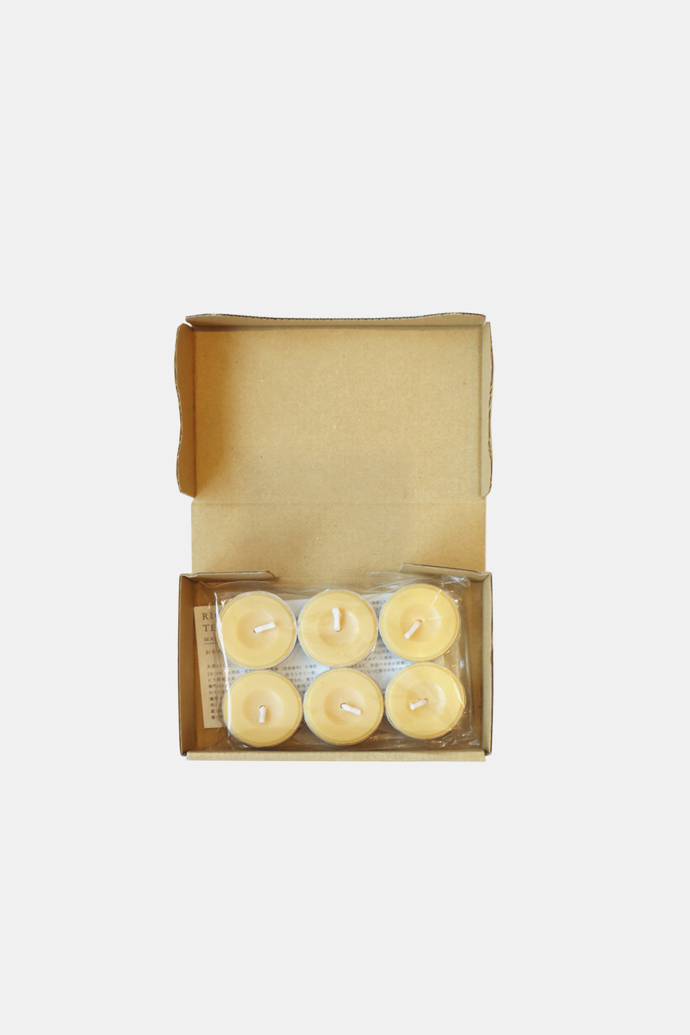 Hitohito Rice Bran Tea Candles