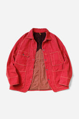 Twill Aging Wool CACTUS Coverall Fade Red