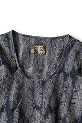 5oz MAGPIE Denim OLIVE Dress, Dark Indigo