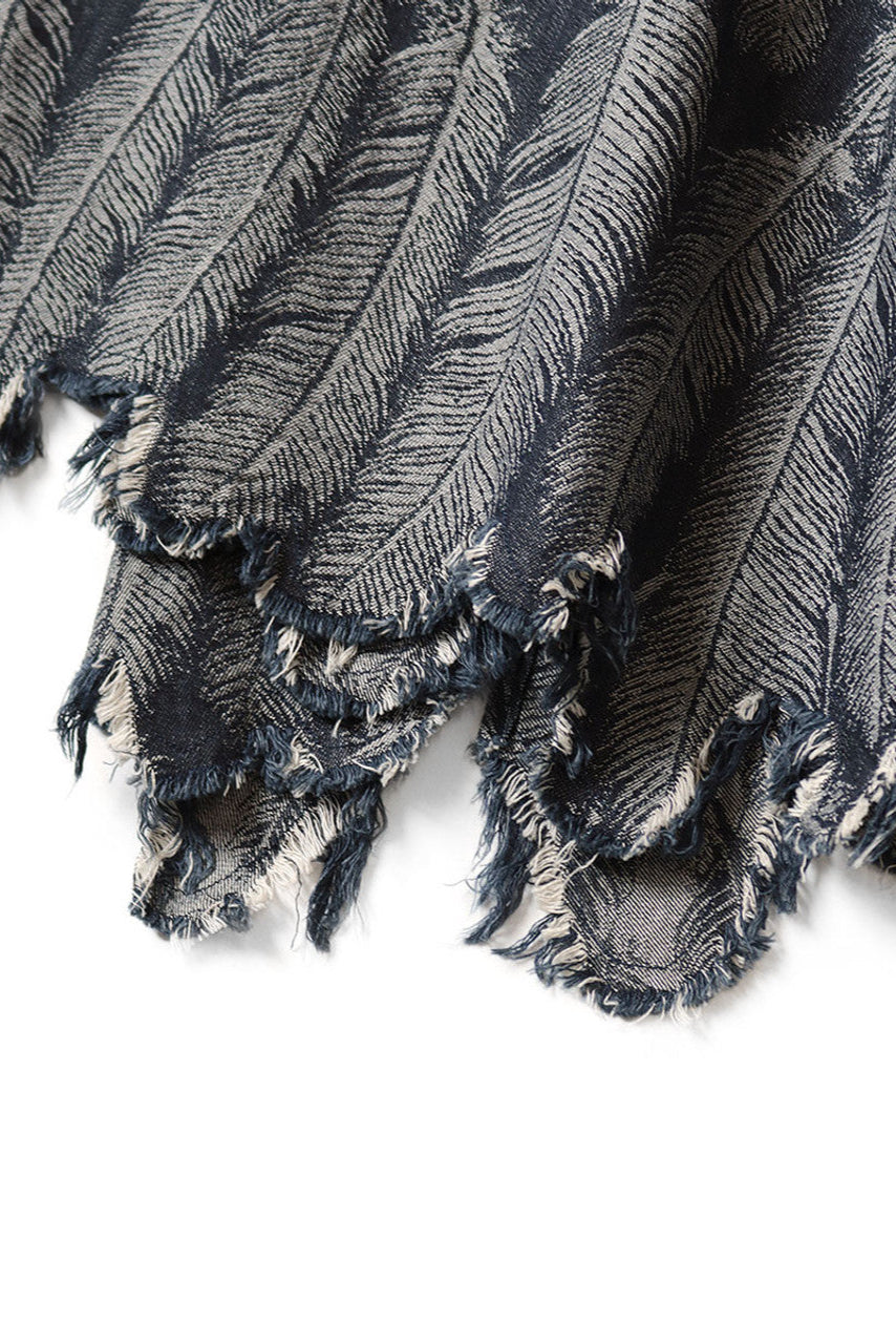 5oz MAGPIE Denim OLIVE Dress, Dark Indigo