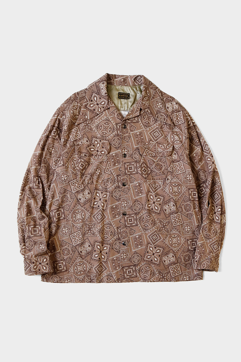 Sheeting COOKIE Bandana WRANGLE Collar Board Shirt