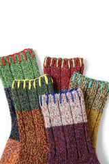 56 Yarns Wool Grandelle GOGH HOBO Stitch Socks