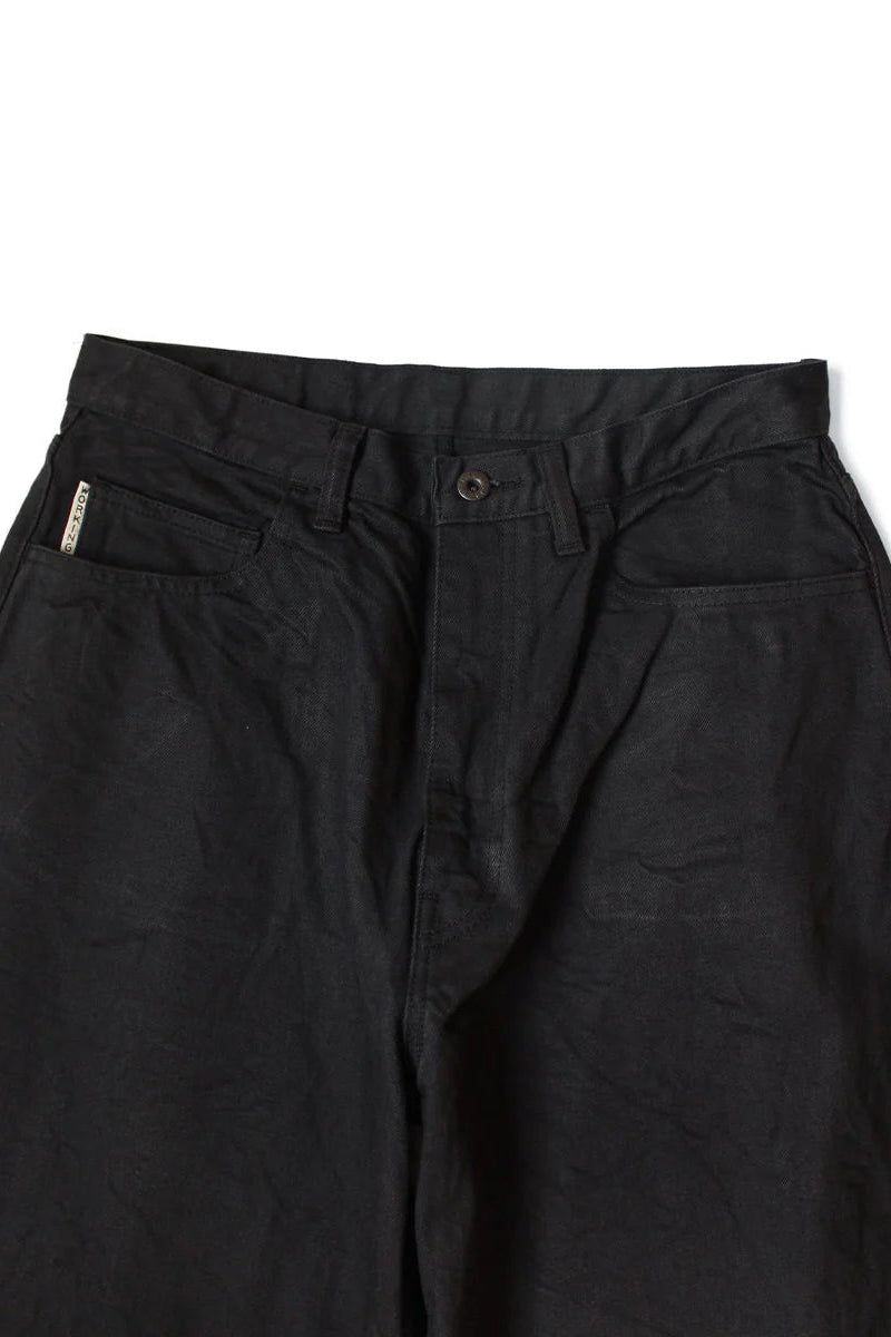 14 oz BLACK x BLACK Denim CLUB Baggy 5 Pocket Pants
