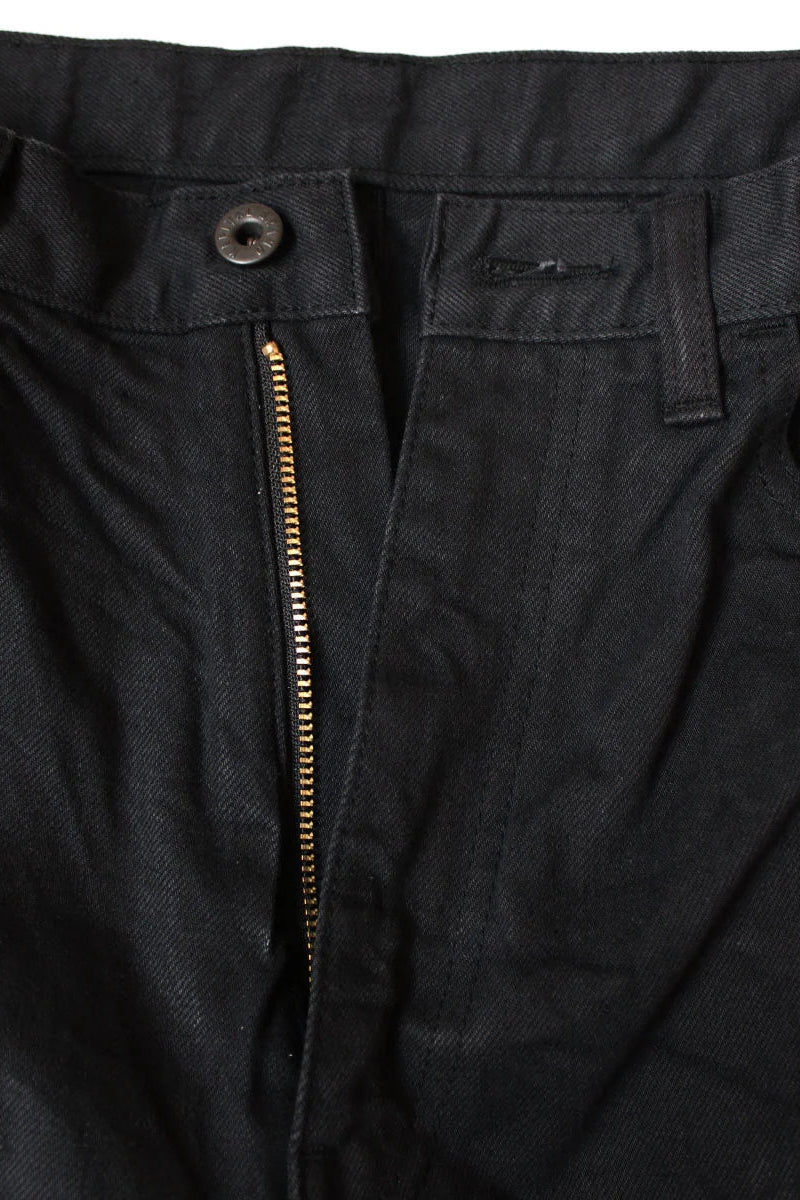 14 oz BLACK x BLACK Denim CLUB Baggy 5 Pocket Pants