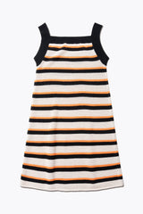 Temporal Crochet Stripe Mini Dress