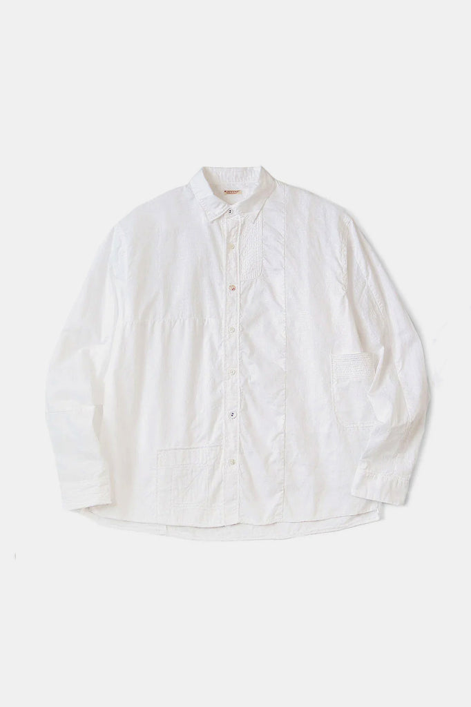 Cotton x Linen Patchwork KATMANDU Shirt