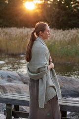 TERVA Light Linen and Tencel Bath Towel