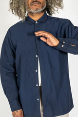 Cotton L/S Shirt, Indigo and Persimmon Dye