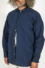 Cotton L/S Shirt, Indigo and Persimmon Dye