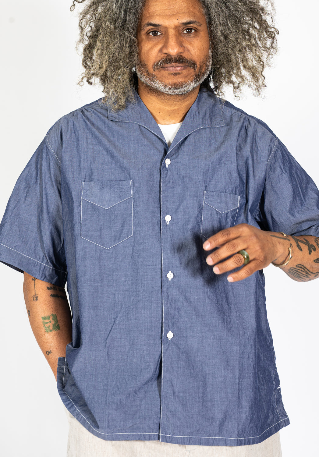 Short Sleeve Shirt FEVER 2 Blue