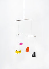 Colorful Wood Animal Mobile