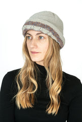 SHIIKA Hat Silver Gray
