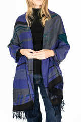 Jacquard Shawl MIDDLE 12 Wool/Cotton Mix