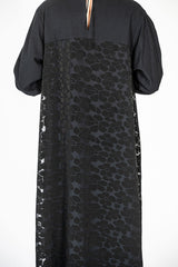 Openwork Pattern Pullover Dress
