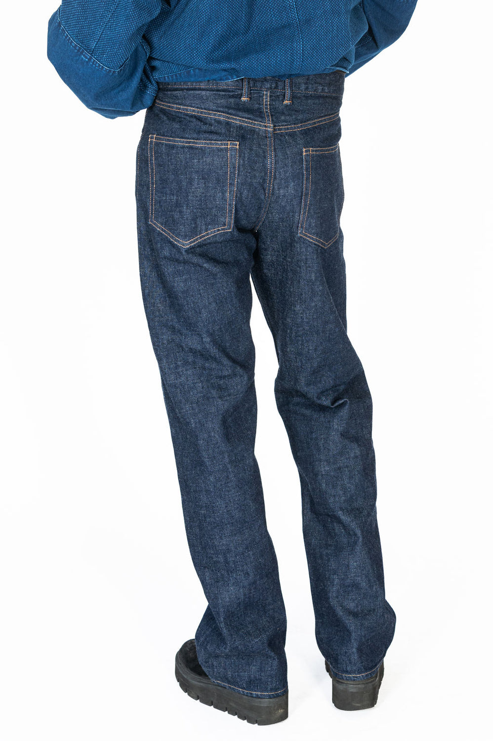 Unisex Woven Selvedge Denim Straight Leg. Jeans