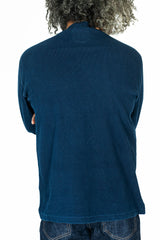 Unisex Knit Hand-Dyed Slub Cotton Long Sleeve T shirt